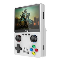 Console de jeu portable X6 Classic Wi-Fi, écran tactile 3,5 pouces, résolution 640x480, carte TF 64 Go, simulateur de jeu 11-en-1, jeux rétro