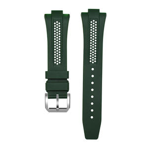 Bracelet de montre en silicone souple respirant et élastique personnalisé pour <span class=keywords><strong>Prx</strong></span> 9mm/11mm Powermatic <span class=keywords><strong>80</strong></span> automatique - Product Image 5