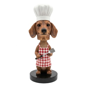 Figurines Bobblehead en Résine Personnalisables, Statues d'Animaux, Décorations et Sculptures sur le Thème de l'Art, Modèles Peints Bobble Head - Product Image 1