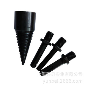 YB Wood Splitting Cone <b>Drill</b> <b>Bit</b> 12mm Shank Steel Auger For Electric Hammer Impact <b>Drill</b> Wood Splitting - Product Image 5