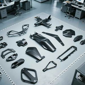 Piezas de Fibra de Carbono Ligeras Antcarbon de 3 mm, Servicio CNC, Tamaño Personalizado para Decoración de Automóviles - Product Image 6