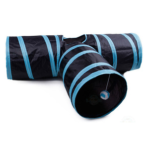 卸売3ウェイ折りたたみ式猫トンネル猫トンネル折りたたみ式猫チューブおもちゃペット教育玩具 - Product Image 4