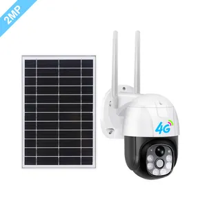 WiFi Wireless solar power camera 4G sim Card Slot CCTV Security IP Camera Outdoor Support 128 Memory Card Camera