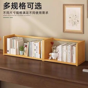 Estantería de escritorio, estante para guardar libros, encimera de oficina, almacenamiento y organización sencillos, almacenamiento vertical pequeño - Product Image 2