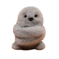 Peluche Hibou Influenceur du Commerce Extérieur, en Coton PP, Cadeau d'Anniversaire pour Enfants, Poupée Décorative, 14 Ans et plus