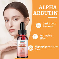 Ausreson le meilleur supplément liquide de peptides de collagène multi-sources avec vitamine C pour le blanchiment de la peau, types I, II, III, V, X, gouttes de collagène multi-sources