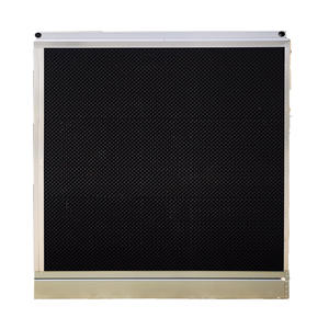 Hühnerfarm schwarzfarbige Kunststoff-Kühlpad mit Aluminiumlegierung-PVC-Rahmen für Hühner-/Broiler-Farmzubehör - Product Image 2