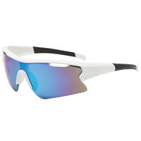 Lunettes de soleil TR90 semi-cerclées pour VTT, cyclisme et course à pied, verres polarisés anti-lumière bleue UV400, protection sportive extérieure