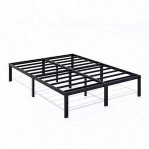 Minimalist Adjustable Iron <b>Bed</b> <b>Frame</b> with Box Spring Durable Design for Multi-Sized Bedroom Use - Product Image 1