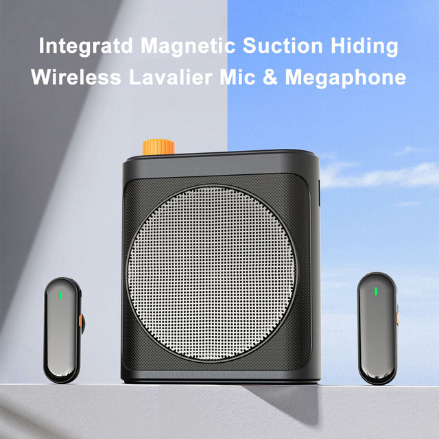 Personal Voice Amplifier for Teachers Mini Voice Amplifier with Wireless Lavalier Microphone for Speech Lectures