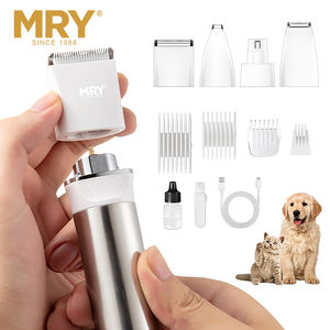 Kit de Aseo para Mascotas 4 en 1 MRY, Recortador de Uñas, Orejas y Cuerpo para Mascotas, Resistente al Agua y Recargable, Lima Eléctrica para Uñas de Mascotas, Cortapelos para Perros - Product Image 1