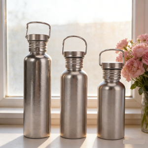 Bouteille d'eau portable de camping et de cyclisme en plein air 2026, légère, en titane, pour le sport - Product Image 6