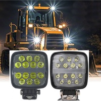 Projecteur de travail LED 27W 4 pouces en aluminium, étanche, pour conduite tout-terrain, SUV, bateau, 4x4, 4WD, éclairage extérieur automobile 24V