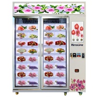 Máquina Expendedora de flores de huevo fresco refrigerada con caja de casillero grande automática precio bajo con función de pantalla táctil