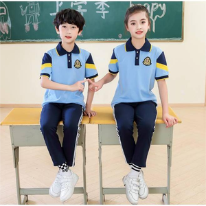 Maternelle Vêtements <span class=keywords><strong>d</strong></span>'été Vêtements de classe pour enfants Costume Grande classe Graduation Photo Performance Chœur Vêtements École primaire - Product Image 6