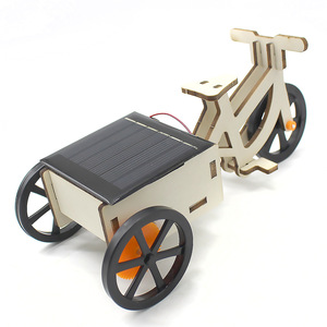 Kit de triciclo de madera con energía solar, juguete educativo STEM para niños de 7 a 9 años, modelo de experimento científico - Product Image 3
