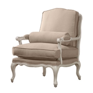 Sillón de Madera Maciza Estilo Americano para Sala de Estar, Dormitorio, Silla de Descanso Tipo Tiger - Product Image 1