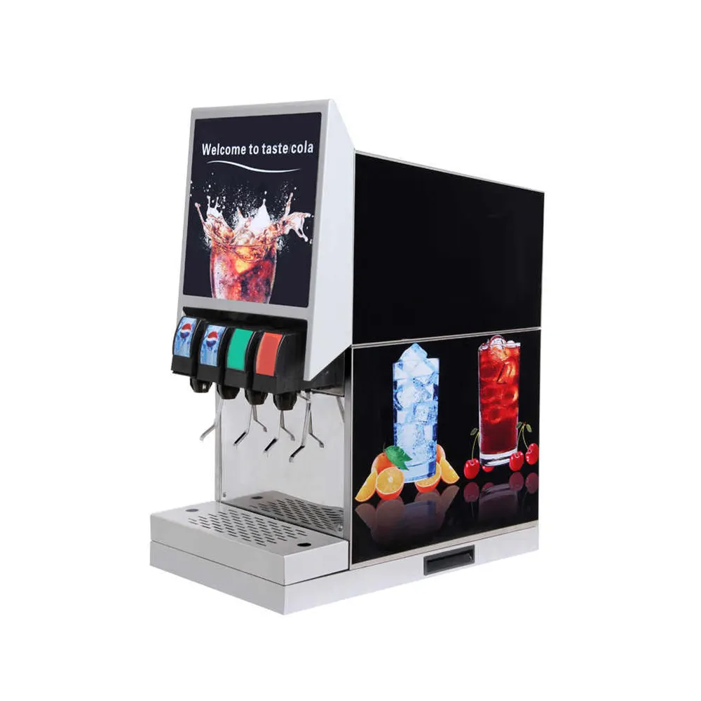 Machine commerciale de mélange de boissons carbonatées à bulles de haute qualité 3 distributeur de cola de saveur Machine de fontaine de soda pour magasin de boissons froides