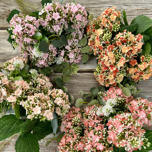 Bouquet de fleurs d'hortensia artificielles en soie pour mariage, décoration de la maison, accessoires de photographie, 10 têtes, couleurs variées - Product Image 3