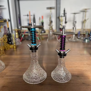 ชุดชิชาจากสเตนเลสอัลลอยด์สุดหรูสำหรับ2024ชิชาจากอาหรับพร้อมเทคนิคฝ้า - Product Image 3