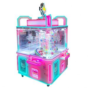 Jeu d'arcade grue à pinces psychologique 4 joueurs avec monnayeur, couleur personnalisable, garantie 12 mois pour usage intérieur/extérieur, parcs d'attractions - Product Image 3