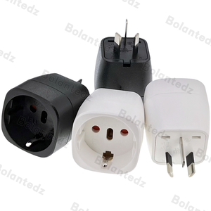 Adaptateur de voyage universel Europe vers Royaume-Uni, États-Unis, Italie, convertisseur de prise Schuko type F (prises européennes) vers type G B 10A, convertisseur de courant <span class=keywords><strong>portable</strong></span> - Product Image 5