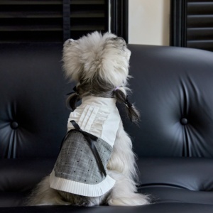 Camiseta Casual de Algodón Suave para Mascotas, Ropa sin Mangas para Perros, Vestido de Lino Ultrafino para Todas las Estaciones, para Maltese <span class=keywords><strong>Yorkshire</strong></span> - Product Image 1