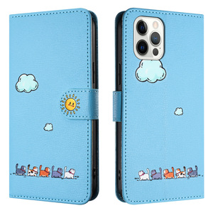 เคสโทรศัพท์ลายการ์ตูนพร้อมที่จับสำหรับ <span class=keywords><strong>Apple</strong></span> 11 ProMax และ <span class=keywords><strong>iPhone</strong></span> 16 พร้อมช่องใส่บัตร 13 เคสโทรศัพท์มือถือ - Product Image 4