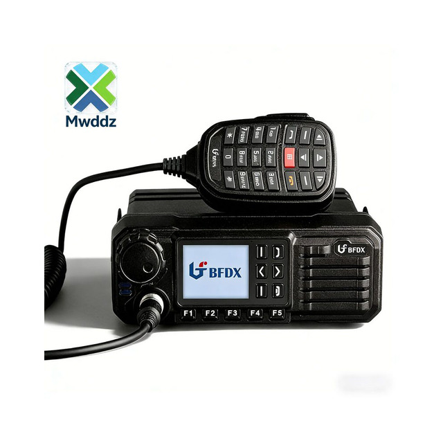 BFDX BF-TM8250 50W VHF UHF Transceiver 160-Channel DMR Mobile Radio (without SFR) for Road Trips