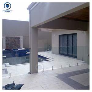 Clips de fixation spéciaux <span class=keywords><strong>Optima</strong></span> pour garde-corps en verre de cour, clips de garde-corps en verre en acier inoxydable à fixation au sol, protection de sécurité - Product Image 2