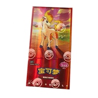 Lot de cartes Pokémon originales chinoises authentiques V.4, boîte de boosters scellée, collection pour adultes, cartes en papier texturé avec feuille métallisée