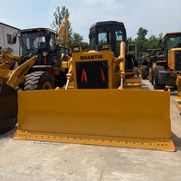 Bulldozer Usado de 132KW a Precio Económico, Bulldozer Pequeño Shantui SD16 Original de Alta Calidad, Bulldozer Shantui Usado con Motor Original