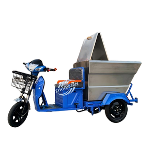 Tricycle électrique sanitaire en acier inoxydable 48V 500L avec caisse de chargement antirouille, 1 passager, carrosserie ouverte - Product Image 3