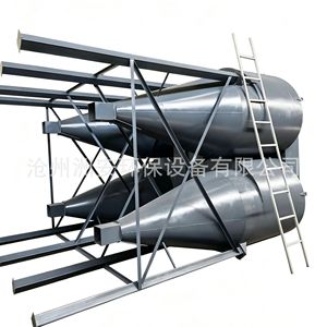 เครื่องดูดฝุ่นไซโคลนสแตนเลส ช่องรับฝุ่นขนาด 8 นิ้ว 2 พอร์ตอะแดปเตอร์ ความจุต่ำ 30 แกลลอน สำหรับใช้งานในอุตสาหกรรม - Product Image 2