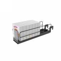 Système de poussoir d'étagère personnalisé Poussoir de plateau métallique pour étagère de supermarché Système de support de poussoir d'étagère de recharge suspendue