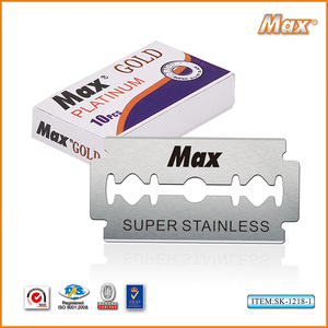 थोक उच्च गुणवत्ता वाले डबल एज ब्लेड त्वचा देखभाल रेजर ब्लेड स्टेनलेस स्टील ब्लेड - Product Image 6