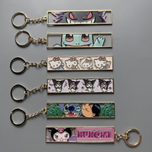 ड्रैगन बॉल नए डिजाइन जुजुत्सु कैसन एनीमे बिल्ली धातु रिचार्जेबल फेंग शुई एक टुकड़े कार्बिनर कीचेन एकल लेवलिंग केपॉप - Product Image 2