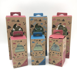 RDY Custom Size Scent Printed 100% Biodegradable <b>Compostable</b> Dog Poop Bags Corn Starch Scented Pet Dog Poop Bags Box - Product Image 1