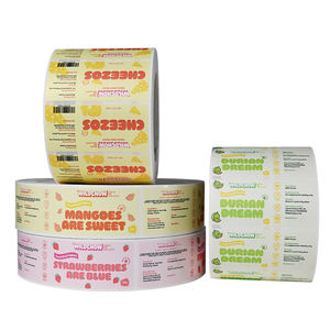 Etiquetas Adhesivas Personalizadas para Botellas de Bebidas de Jugo de Fruta, Adhesivo de Vinilo Resistente al Agua, Etiquetas con Logo de Impresión Personalizada, Empaque con Laminado Dorado - Product Image 4