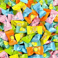Bonbons aux fruits à la vitamine C en gros, fabrication chinoise, sans sucre et aux saveurs fruitées, haleine fraîche, emballés en sachets