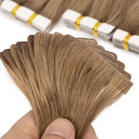 Extensions de cheveux naturels Starose Virgin Hair, trame naturelle, double trame, invisibles, extensions de cheveux humains à ruban adhésif, Remy européen, nouées à la main, vente directe d'usine