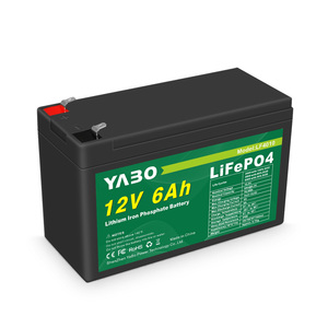 Nhỏ 12 Volt Lithium có thể sạc lại 2000 chu kỳ lần chu kỳ sâu Lithium sắt Phosphate điện 12 V 6Ah pin lithium - Product Image 6