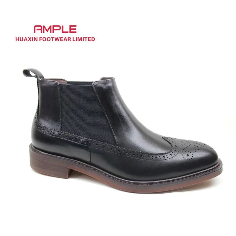 Wholesale Genuine Office Formal Men Leather Ankle Boot