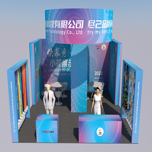 Nouvelle conception de stand d'exposition, impression personnalisée, promotion, stand d'exposition en aluminium pour salons professionnels, murs d'arrière-plan publicitaires - Product Image 2