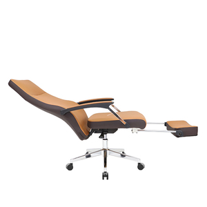 Chaise de bureau inclinable du fabricant avec repose-pieds confortable et doux, adaptée à la pause déjeuner - Product Image 3