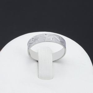 Bague pour femme JXX tendance en cuivre plaqué argent, prix abordable, principalement en laiton - Product Image 5