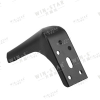 WINSTAR - Pièces de meubles en gros - Pieds de canapé en métal en forme de L, modernes, pour lit, salon