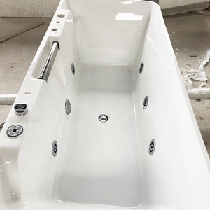 Moderna Bañera de Hidromasaje Rectangular de Acrílico Ecológica para una Persona, Duradera, para Interiores, con Jets, <span class=keywords><strong>Spa</strong></span> de Relajación - Product Image 4