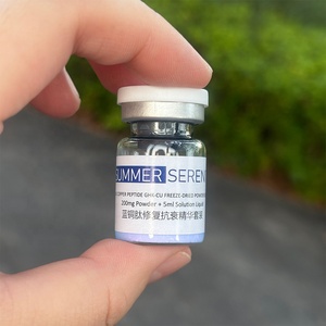 Péptidos de Cobre Azul Antienvejecimiento para Reparación de la Piel, Etiqueta Privada, GHK-CU, Esencia de Péptidos de Cobre Liofilizada en Ampollas - Product Image 6