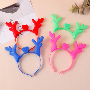 Diadema con luz LED de ciervo navideño, lámpara de astas parpadeantes para el mercado nocturno - Product Image 2